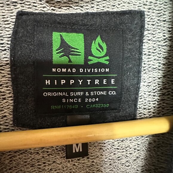 Hippytree Sweater Nomad Division Long Sleeve Crewneck Gray & Black Casual Size M - Picture 6 of 7